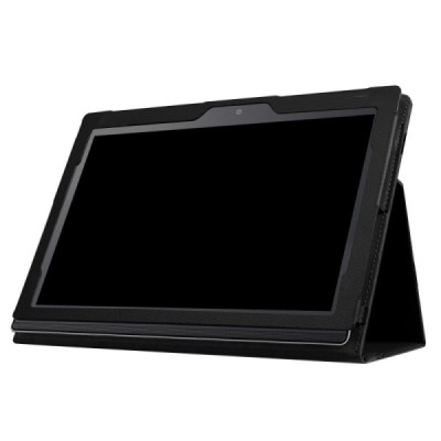 Lenovo IdeaTab MIIX 320 10.1 открываемый чёрный кожаный чехол-книжка (складной) | Vacins.lv