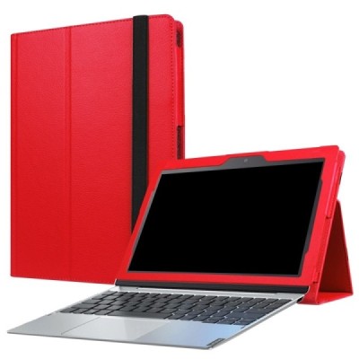 Lenovo IdeaTab MIIX 320 10.1 открываемый красный кожаный чехол-книжка (складной) | Vacins.lv