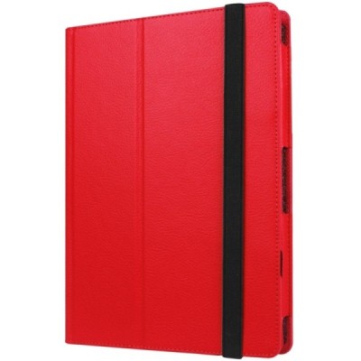 Lenovo IdeaTab MIIX 320 10.1 открываемый красный кожаный чехол-книжка (складной) | Vacins.lv