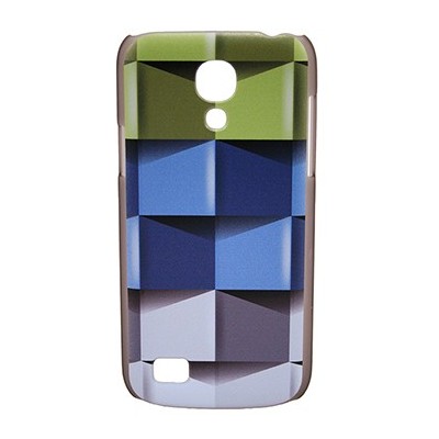 „Bullet“ Samsung Galaxy S4 mini i9195 cieta silikona futrālis - Cubes (Kubi) / Vacins.lv