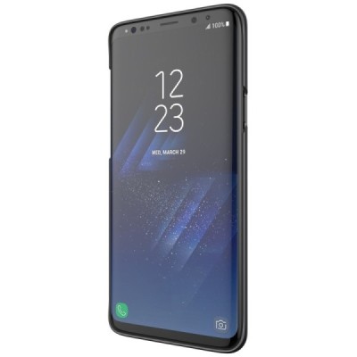 Samsung Galaxy S9+ (G965) Nillkin Frosted Shield черный пластиковый чехол | Vacins.lv