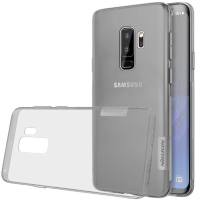 Samsung Galaxy S9+ (G965) Nillkin Nature тонкий прозрачный, серый силиконовый чехол (TPU) | Vacins.lv