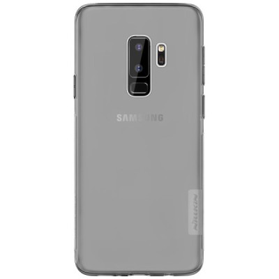 Samsung Galaxy S9+ (G965) Nillkin Nature тонкий прозрачный, серый силиконовый чехол (TPU) | Vacins.lv