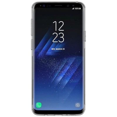 Samsung Galaxy S9+ (G965) Nillkin Nature тонкий прозрачный, серый силиконовый чехол (TPU) | Vacins.lv