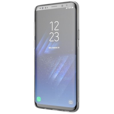 Samsung Galaxy S9+ (G965) Nillkin Nature тонкий прозрачный, серый силиконовый чехол (TPU) | Vacins.lv