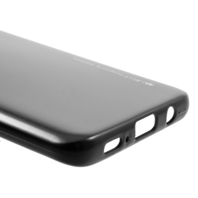 Samsung Galaxy S9+ (G965) Mercury твердый силиконовый чехол (TPU) - чёрный | Vacins.lv