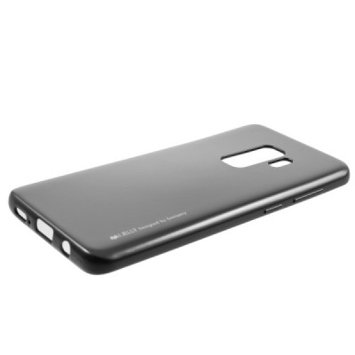 Samsung Galaxy S9+ (G965) Mercury твердый силиконовый чехол (TPU) - чёрный | Vacins.lv