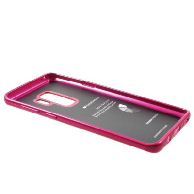 Samsung Galaxy S9+ (G965) Mercury твердый силиконовый чехол (TPU) - тёмно-розовый | Vacins.lv