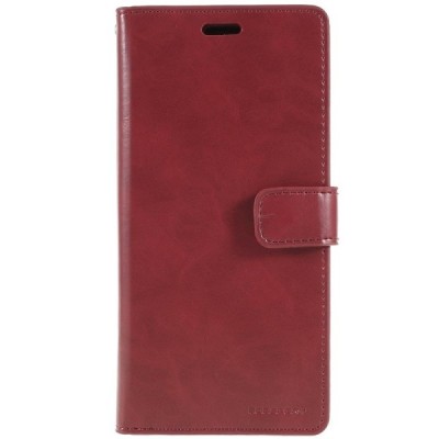 „Mercury“ Bravo Diary Samsung Galaxy S9+ (G965) бордовый кожаный чехол | Vacins.lv