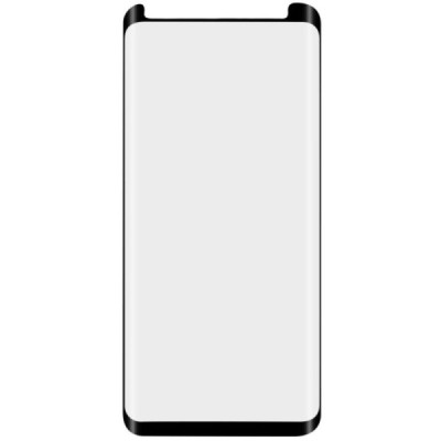 Samsung Galaxy S9+ (G965) Hat-Prince Tempered Glass melns ekrāna aizsargstikls / Vacins.lv