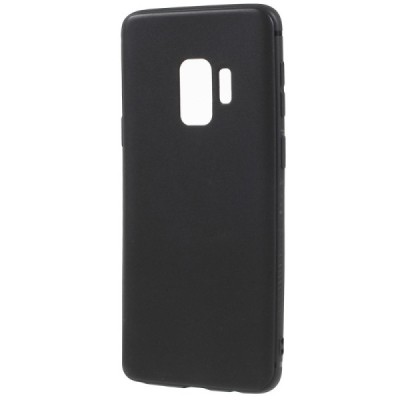 Samsung Galaxy S9 (G960) cieta silikona (TPU) melns apvalks / vacins.lv