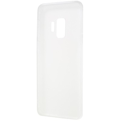 Samsung Galaxy S9 (G960) твердый силиконовый (TPU) чехол белый, матовый | Vacins.lv