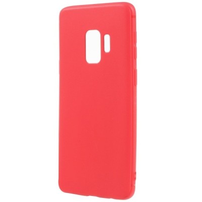 Samsung Galaxy S9 (G960) твердый силиконовый (TPU) чехол красный | Vacins.lv