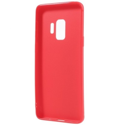 Samsung Galaxy S9 (G960) твердый силиконовый (TPU) чехол красный | Vacins.lv