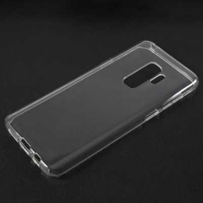 Samsung Galaxy S9+ (G965) твердый силиконовый (TPU) чехол прозрачный | Vacins.lv
