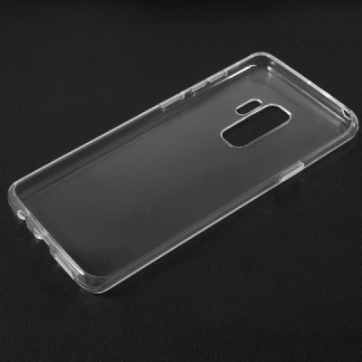 Samsung Galaxy S9+ (G965) твердый силиконовый (TPU) чехол прозрачный | Vacins.lv