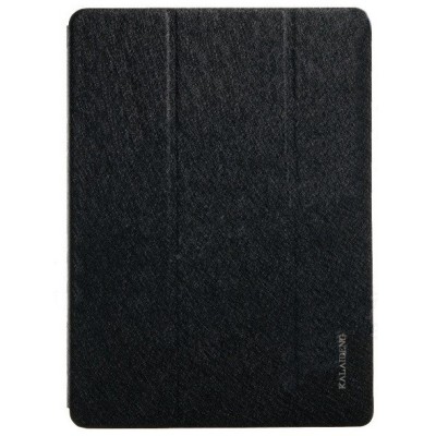 Samsung Galaxy Tab S 10.5 (T805, T800) „Kalaideng“ откидной чёрный кожаный чехол-книжка | Vacins.lv