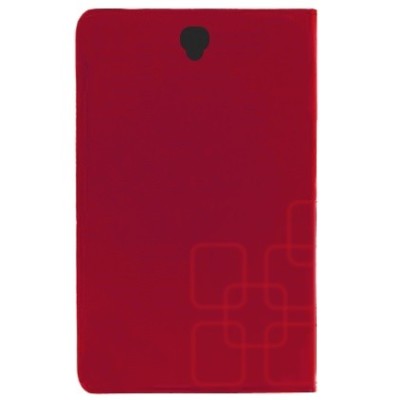 Squares Galaxy Tab S 8.4 (T705, T700) откидной красный кожаный чехол-книжка | Vacins.lv