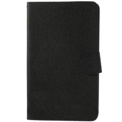 „Mercury“ Fancy Samsung Galaxy Tab Pro 8.4 (T320) melns ādas maciņš / Vacins.lv