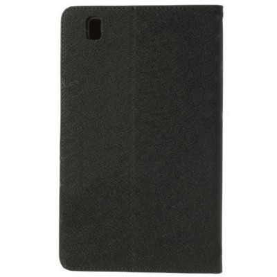 „Mercury“ Fancy Samsung Galaxy Tab Pro 8.4 (T320) чёрный / коричневый кожаный чехол - книжка | Vacins.lv
