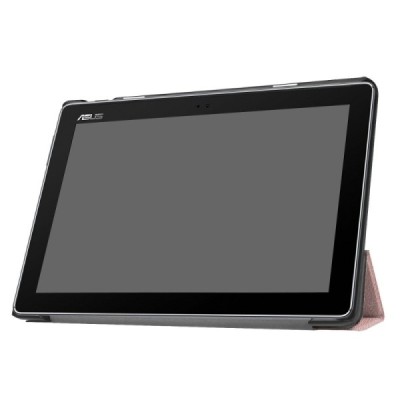 Asus ZenPad 10 (Z300C, Z300CL, Z300CG, Z301ML, Z301MFL) розовый кожаный чехол-книжка (складной) | Vacins.lv