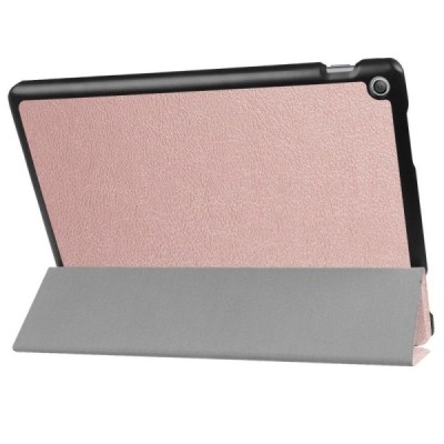 Asus ZenPad 10 (Z300C, Z300CL, Z300CG, Z301ML, Z301MFL) розовый кожаный чехол-книжка (складной) | Vacins.lv