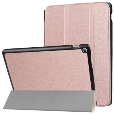 Asus ZenPad 10 (Z300C, Z300CL, Z300CG, Z301ML, Z301MFL) розовый кожаный чехол-книжка (складной) | Vacins.lv