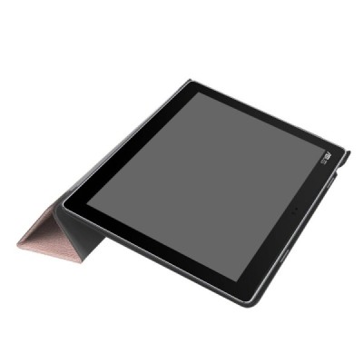 Asus ZenPad 10 (Z300C, Z300CL, Z300CG, Z301ML, Z301MFL) розовый кожаный чехол-книжка (складной) | Vacins.lv
