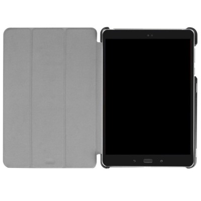 Asus ZenPad Z10 (ZT500KL) и ZenPad 10 3S (Z500KL) чёрный кожаный чехол-книжка (складной) | Vacins.lv