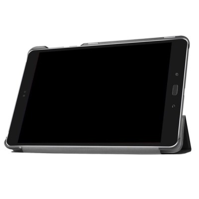 Asus ZenPad Z10 (ZT500KL) и ZenPad 10 3S (Z500KL) чёрный кожаный чехол-книжка (складной) | Vacins.lv
