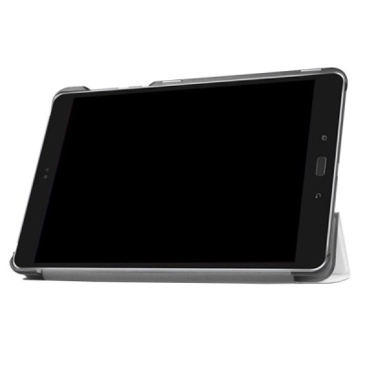 Asus ZenPad Z10 (ZT500KL) и ZenPad 10 3S (Z500KL) белый кожаный чехол-книжка (складной) | Vacins.lv