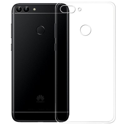 Huawei P smart 2018 (Enjoy 7S) dzidrs (caurspīdīgs) cieta silikona TPU pasaulē planākais apvalks / Vacins.lv