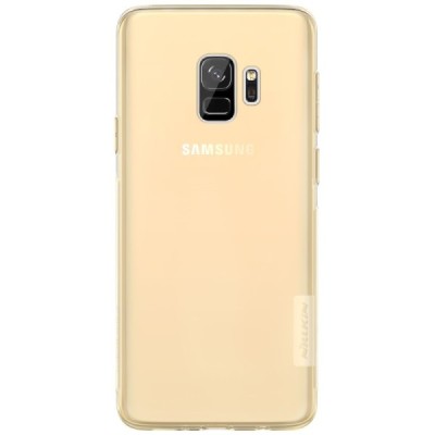 Samsung Galaxy S9 (G960) Nillkin Nature dzidrs (caurspīdīgs) silikona planākais brūns apvalks / Vacins.lv