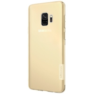 Samsung Galaxy S9 (G960) Nillkin Nature dzidrs (caurspīdīgs) silikona planākais brūns apvalks / Vacins.lv