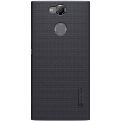 Nillkin Frosted Shield Sony Xperia XA2 (XA2 Dual) чёрный пластиковый чехол + защитная пленка для экрана | Vacins.lv