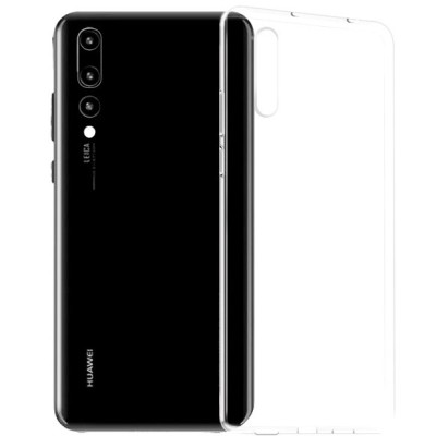 Huawei P20 cieta silikona (TPU) dzidrs apvalks / vacins.lv