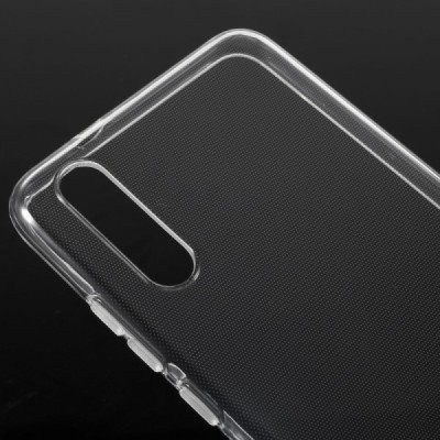 Huawei P20 твердый силиконовый (TPU) чехол прозрачный | Vacins.lv