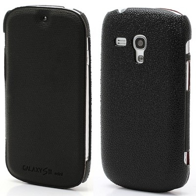 „Zozzle“ atverčiamas odinis Samsung Galaxy S3 mini i8190 dėklas (dėkliukas) / Priedai.lt