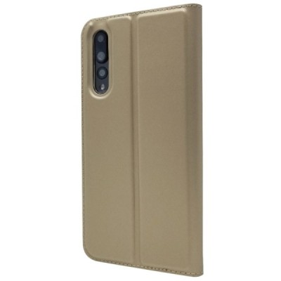 „Dux Ducis“ Skin серии Huawei P20 Pro золотой кожаный чехол-книжка | Vacins.lv