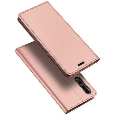 „Dux Ducis“ Skin серии Huawei P20 Pro розовый кожаный чехол-книжка | Vacins.lv