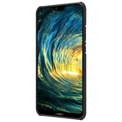Nillkin Frosted Shield Huawei P20 Lite (Nova 3e) черный пластиковый чехол | Vacins.lv