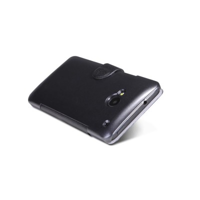 „Nillkin“ Fresh atverčiamas HTC One M7 juodas dėklas (Dėkliukas) / Priedai.lt
