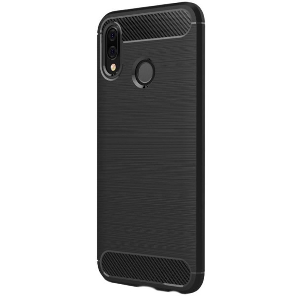 „Carbon“ cieta silikona (TPU) apvalks - melns (P20 Lite)