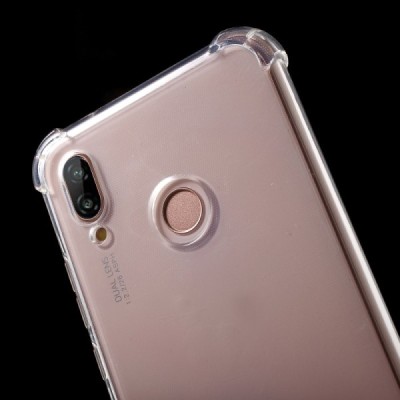 Huawei P20 Lite (Nova 3e) твердый силиконовый (TPU) чехол прозрачный | Vacins.lv