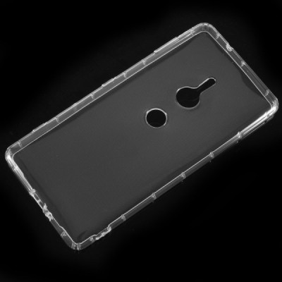 Sony Xperia XZ2 твердый силиконовый (TPU) чехол прозрачный | Vacins.lv