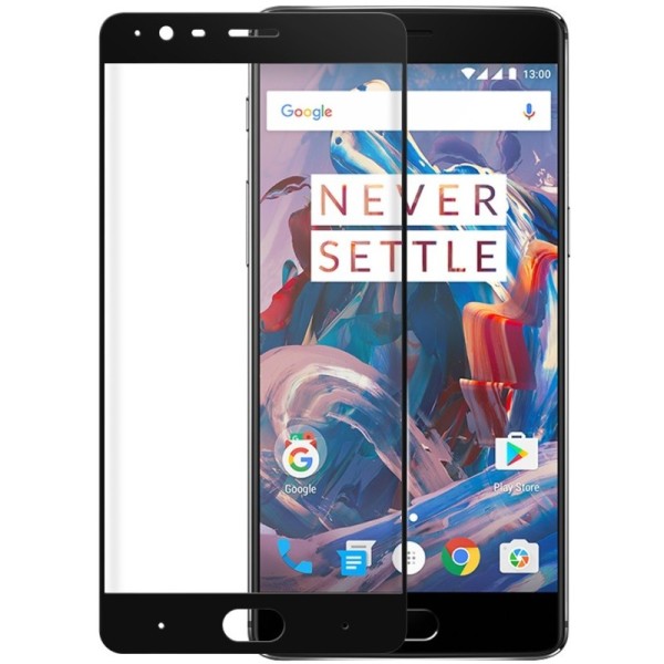 „Mocolo“ Tempered Glass защитное стекло экрана 0.26 мм - чёрный (OnePlus 3)