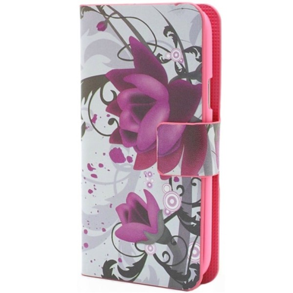 „Lily“ чехол-книжка – белый (Galaxy S4 mini)