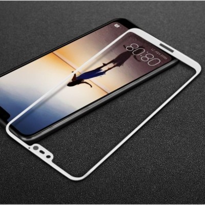 Huawei P20 Lite (Nova 3e) 3D Rewan Tempered Glass balts ekrāna aizsargstikls / Vacins.lv