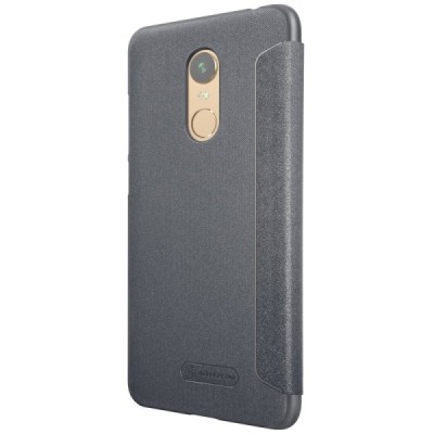Xiaomi Redmi 5 Plus „Nillkin“ Sparkle atvēramais pelēks maciņš „Nillkin“ Sparkle atvēramais pelēks maciņš / Vacins.lv