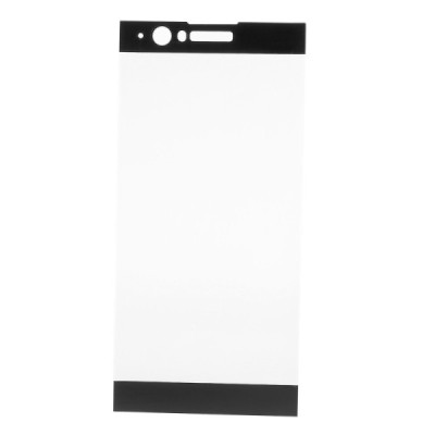 Sony Xperia XA2 un Sony Xperia XA2 Dual Calans Tempered Glass melns ekrāna aizsargstikls / Vacins.lv